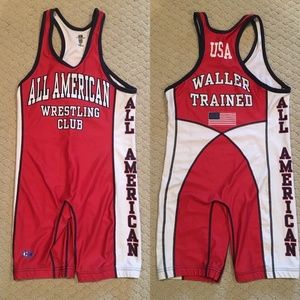 Rob Waller's All American Wrestling Club Singlet